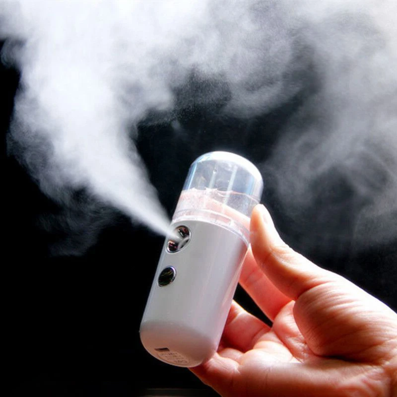 

Portable Nano Mist Sprayer Handy Nano Facial Mister USB Rechargeable Facial Steamer Mini Face Mist Spray Moisturizing Sprayer