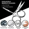1Pcs Professional Nail Scissor Manicure for Nails Eyebrow Nose Eyelash Cuticle Scissors Curved Pedicure Makeup Tools 2