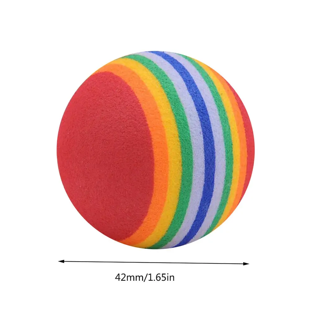 42mm Creative Funny Pet Ball Eva Material Floating Cats Dogs Toys Pet Toys Rainbow Ball Cat Toys Cat Dog Toyss