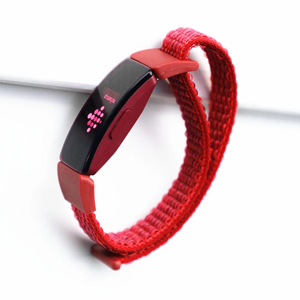 Нейлоновый ремешок для Fitbit Inspire HR Смарт фитнес-трекер спортивные Петли браслет ремешок пористая дышащая сменный ремешок