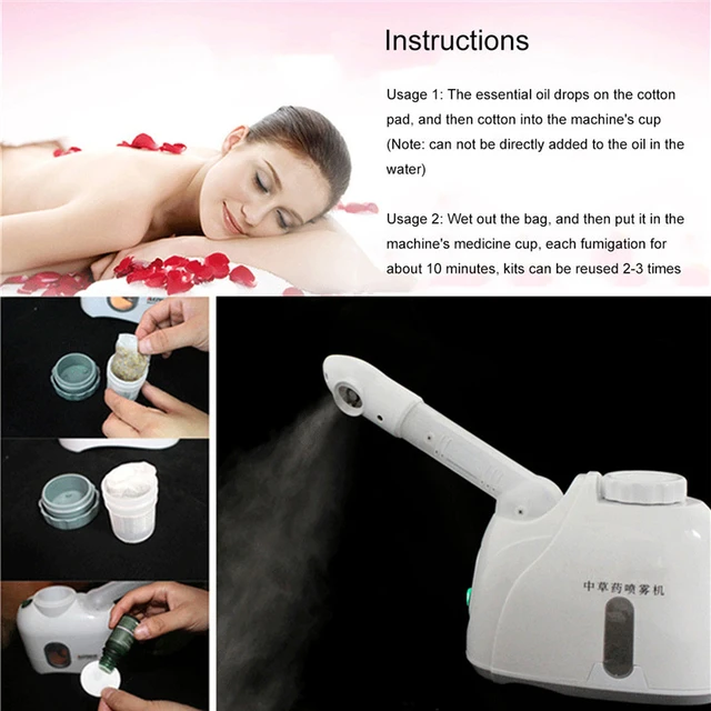 Machine de soins à domicile pour le visage, pulvérisateur chauffant,  humidificateur facial, compresse chaude, vapeur, brouillard chaud, spa -  AliExpress