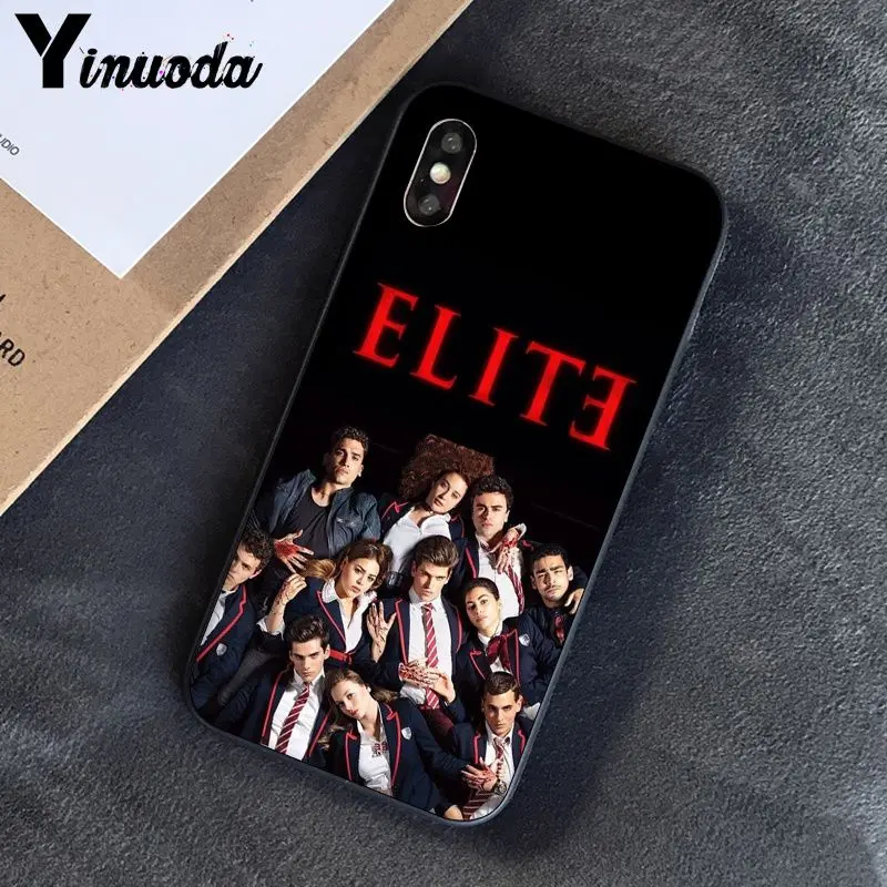 Yinuoda испанский ТВ серии Elite Новинка Fundas чехол для iPhone X XS MAX 6 6s 7 7plus 8 8Plus 5 5S SE XR 11 11pro max