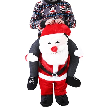 

Unisex Ride On Riding Shoulder Adult Costume Bear/Leprechaun/Frog/Dinosaur Mascot Costume Easter Bunny Party Cosplay Funny Dress