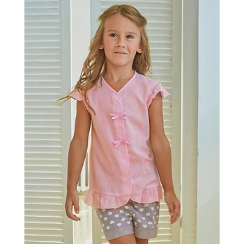 

Blouse for girls MINAKU Cotton collection: Romantic, pink, height 92 cm