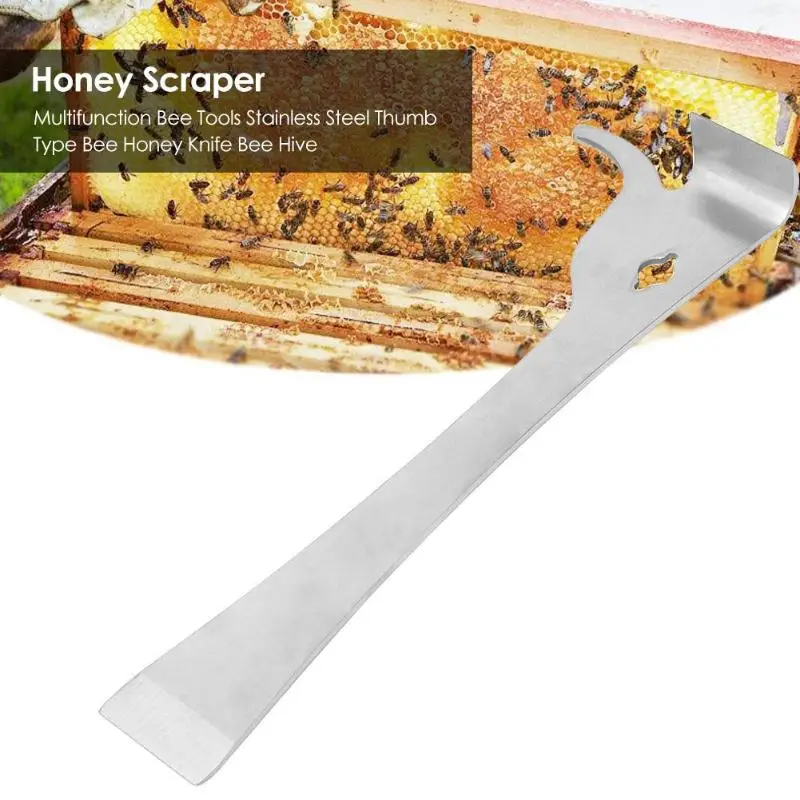 Многофункциональная медовая расческа скребок деревянная ручка разворачивающая вилка оборудование для пчеловодства инструмент для сбора меда