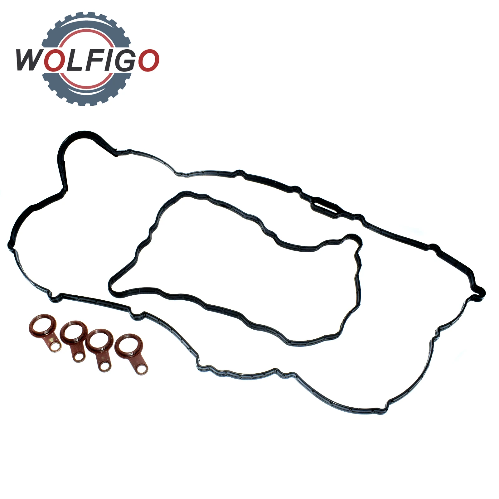 WOLFIGO Engine Valve Rocker Cover Gasket for Kia SPORTAGE Sorento HYUNDAI Ix35 Grand Santa Fe 224412F000 224432F000 22133-2F000 |