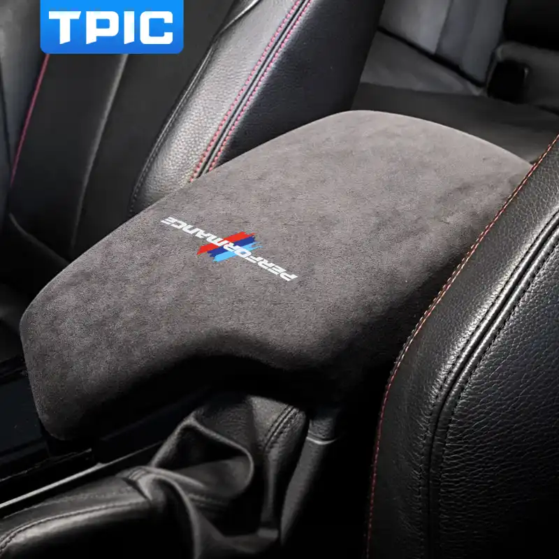 Alcantara Wrap Car Armrest Box Panel Abs Cover M Performance Sticker Decals For Bmw F30 3 Series 13 19 Interior Accessories Car Stickers Aliexpress