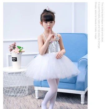 

2020 beautiful-clothing Halter Sequin Dot Children Dress for Prom Beautiful Yellow Pink Blue White Kids Party Frocks Girls