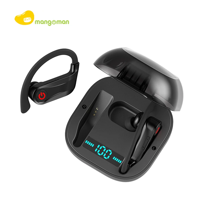 Mangoman HBQ Q62 TWS Bluetooth 5,0 беспроводные наушники 6D стерео спортивные наушники водонепроницаемые наушники с дисплеем питания HBQ наушники