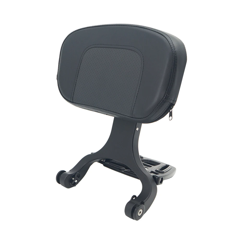 US $179.99 Motorcycle Backrest MultiPurpose Driver Passenger Backrest With Folding Luggage Rack For Piaggio Vespa GTS 300