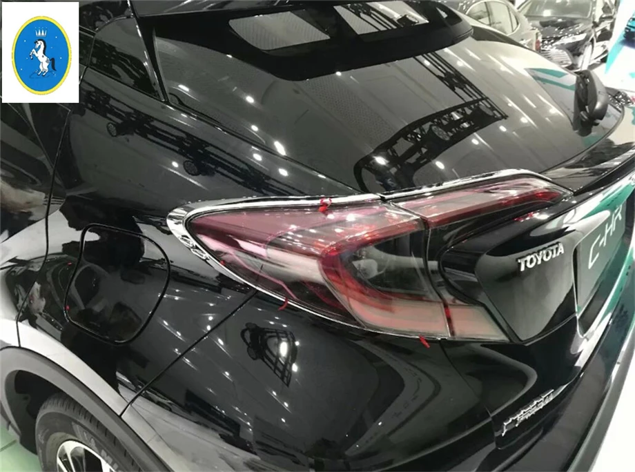 

Автомобильный аксессуар Yimaautotrims, задний светильник, лампа для век, рамка для бровей, Накладка для Toyota C-HR CHR 2016 2017 2018 2019 2020