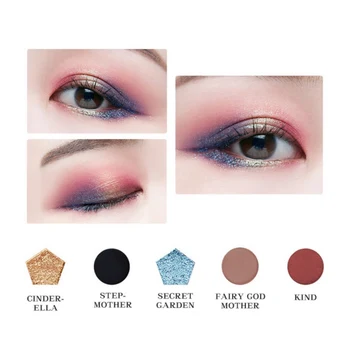 

10 Color Pearlescent Matte Eye Shadow Palette Waterproof Antifouling Durable Dyeing Eye shadow