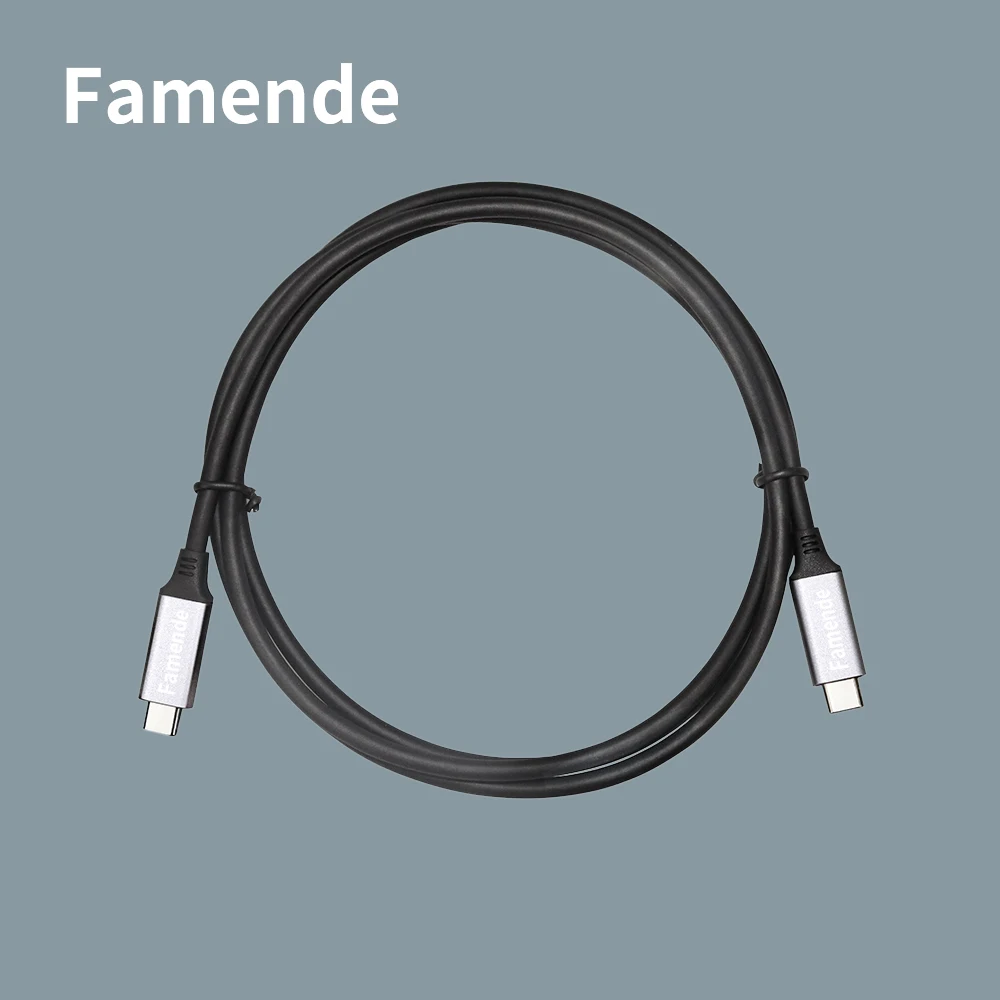 Famende Тип USB C кабель для портативных ПК жесткий диск монитор 10 Гбит/с подключить