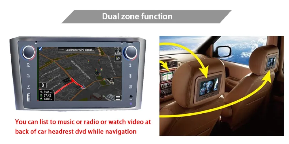 Android 9,0 Автомобильный мультимедийный плеер для Toyota Avensis T25 2003-2008 Wifi Bluetooth Радио DVD gps навигация Видео Аудио