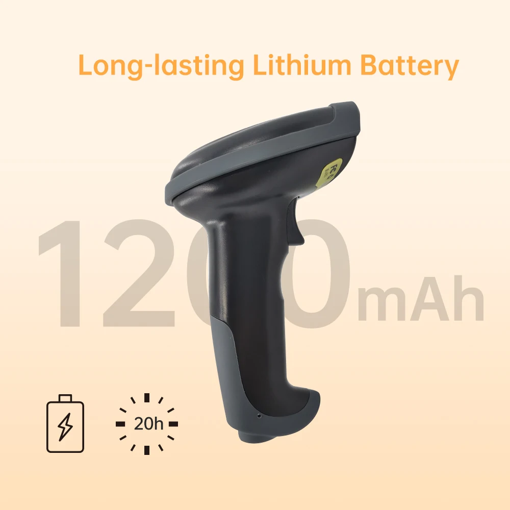 Wireless laser barcode scanner