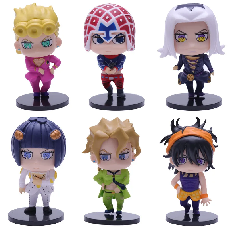 6style/lot 10cm JoJo Bizarre Adventure Diamond Kujo Jotaro Higashikata Josuke Madara Action Figure Anime | Игрушки и хобби