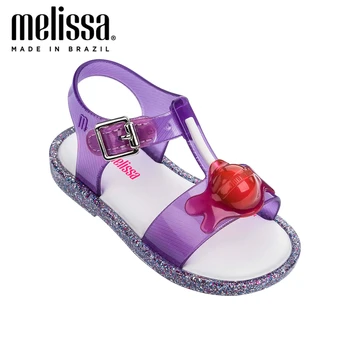 

Mini Melissa Mar Sandal Girl Jelly Shoes Sandals 2020 NEW Baby Shoes Soft Melissa Sandals Lollipop Kids Shoes Children Sandal