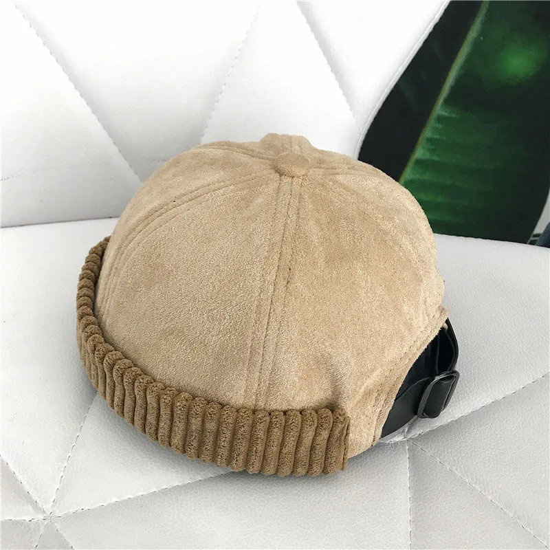 Купол Skullies Beanie Мужская и женская шапка помещика Skullcap однотонные уличные хип хоп Короткие шапки модные взрослые повседневные регулируемые шапки