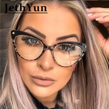 Оптическая оправа для женщин дизайнерская оправа для очков Amazon горячая Распродажа TR90 заклепки кошачий глаз очки оправа прозрачные линзы очки винтажные