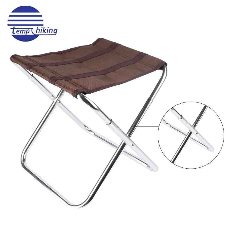 

Customizable Every Color Aluminium Alloy Small Stool EMU Train Portable Large Folding Stool Outdoor Camping Fishing Stool