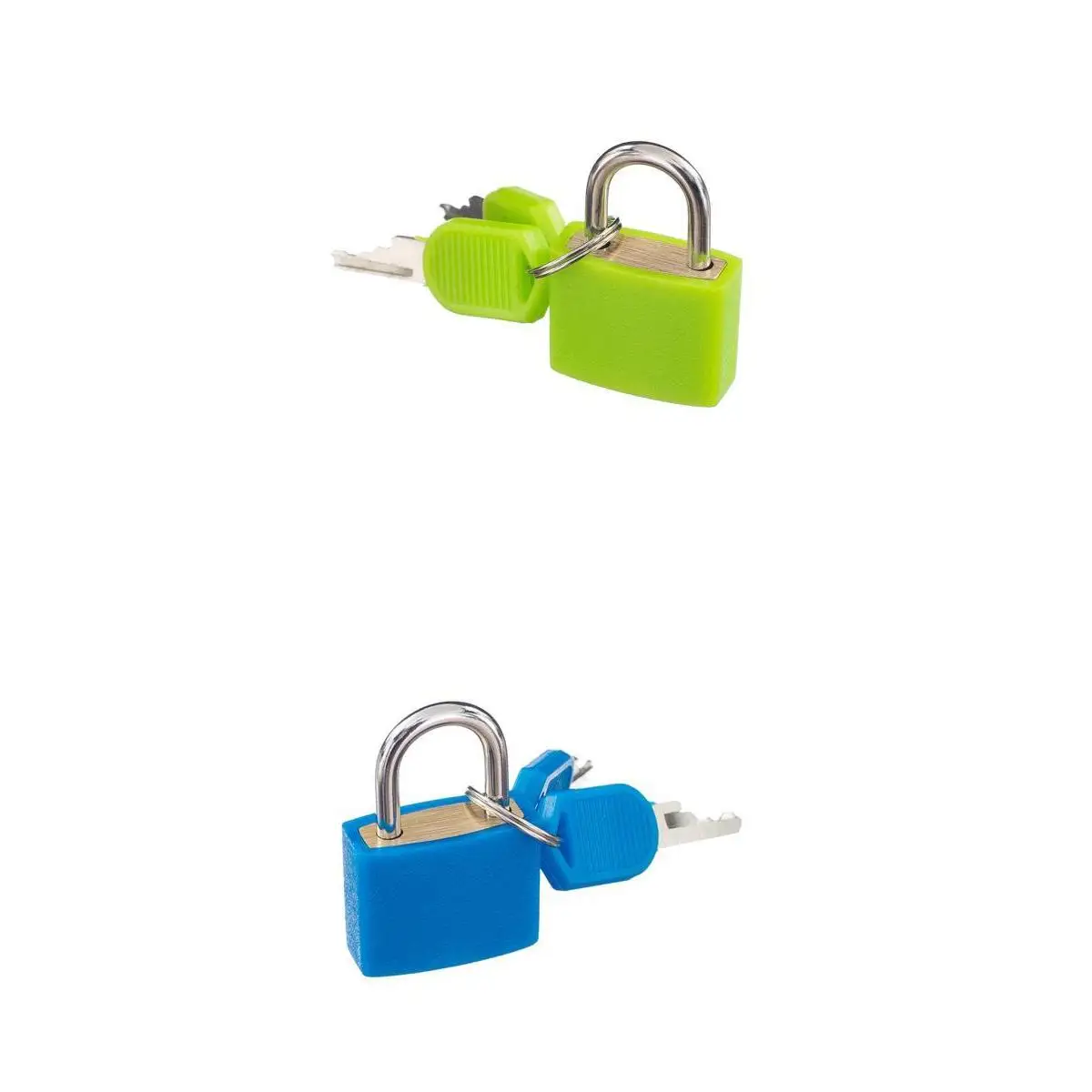 2Pack Small Padlock with Keys Suitcase Luggage Bag Security Locks Travel Accessories