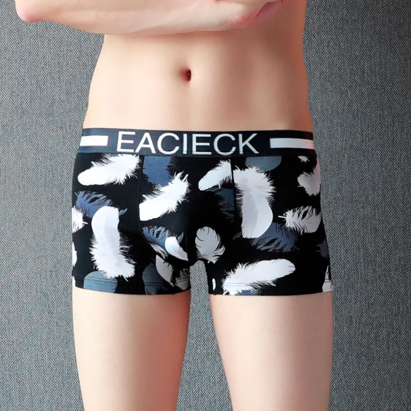 New Men's Underwear, Boxer Shorts, Pure Cotton Trendy Brand Personality, Sports, Breathable Boxer Briefs Sexy Underwear Men