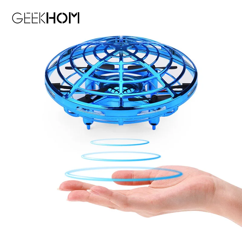 

Mini Helicopter UFO Toy Flying Saucer Mini Drone With LED Lights Drohne Infrared Induction Hand Controlled Flayaball Flying Ball