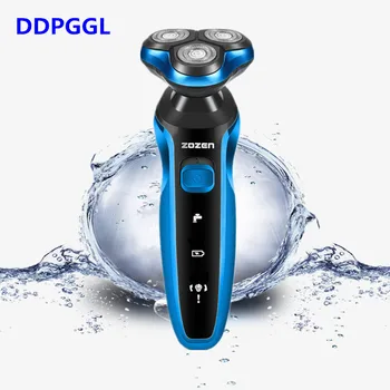 

4D Electric Shaver Rechargeable Electric Razor Shaving Machine Cleaning Beard Razor for Men Wet and Dry Waterproof Washable