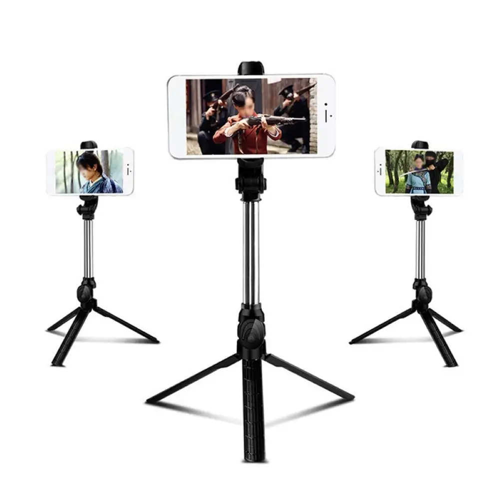 360 Degree Rotary Telescopic Bluetooth Selfie Stick Phone Tripod Holder