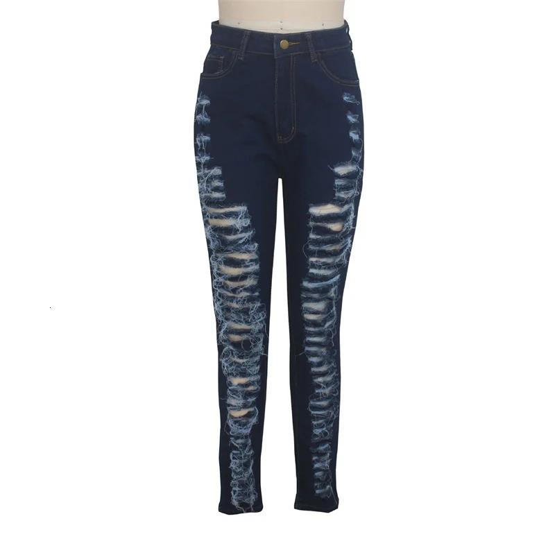 Сексуальные женские летние джинсы с высокой талией, рваные джинсы с потертостями, крутые джинсовые штаны с кисточками