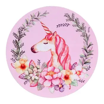 

Adorable Pattern Round Mouse Pad Laptop Mice Pad for Office Home