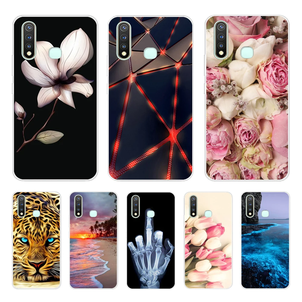 Силиконовый чехол-бампер для Vivo Y19 2019 Y5S Z5i U3 U20 1915 | Мобильные телефоны и аксессуары