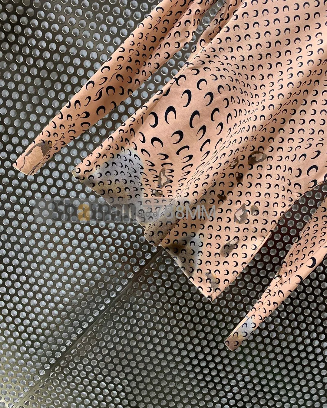 [EAM] Women Blue Plaid Stitch Bandage Blouse New