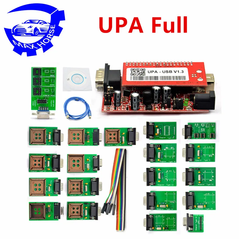UPa full Неохлаждаемый параметрический усилитель с USB программист V1.3 для версии основной блок для продажи Неохлаждаемый параметрический усилитель с USB адаптер чип-тюнинг блока управления двигателем UPA-USB Неохлаждаемый параметрический усилитель с USB 1,3 с самым лучшим - Цвет: UPa full