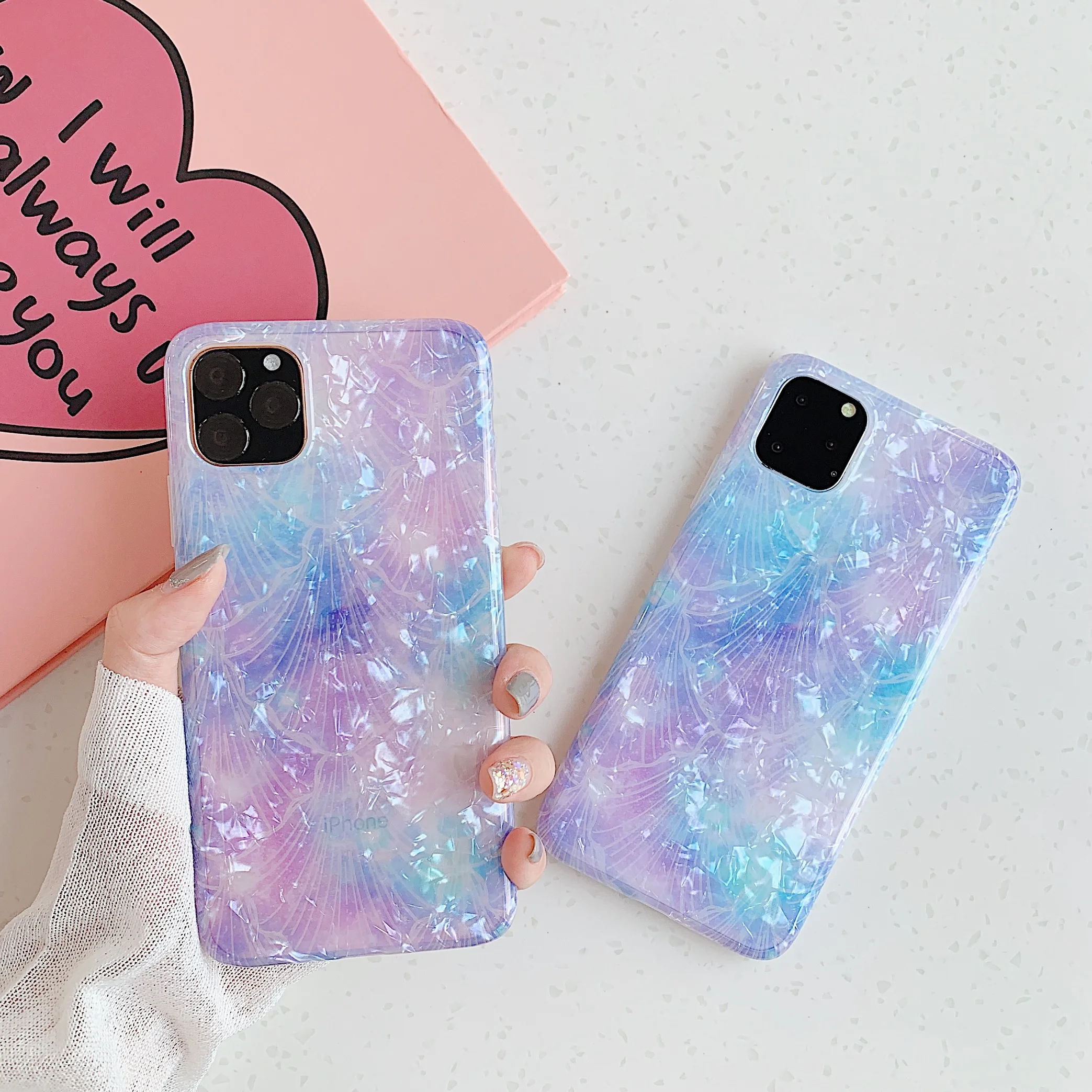 Fashion Bling Marble Case For iPhone 11 Pro Max Phone Cover XS XR 6 6S 7 8 Plus Soft TPU Protective Shell | Мобильные телефоны и