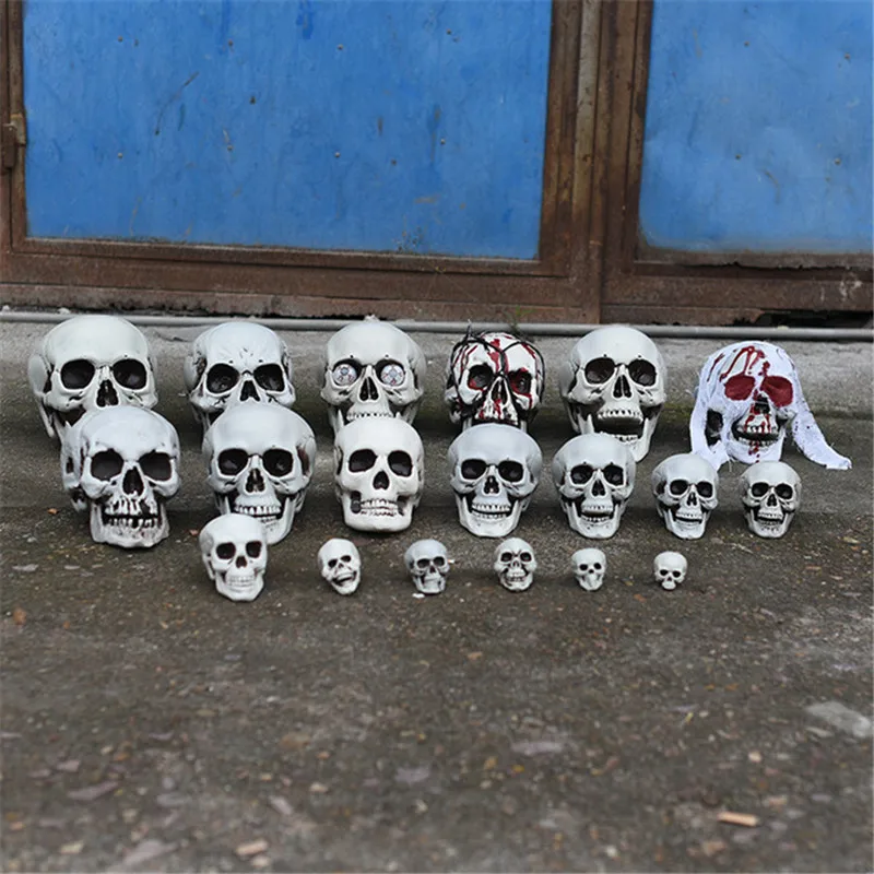 Horrible Skull Statue Sculpture Halloween Bar Nightclub Decor Crafts Painting Props Bar KTV Counter Home Decoration Horrible Skull Statue Sculpture Halloween Bar Nightclub Decor Crafts Painting Props Bar KTV Counter Home Decoration