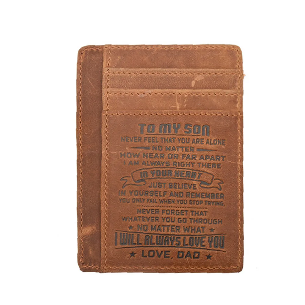 

RFID Blocking Genuine Leather Credit Card Case Thin ID Card Holder for Men Slim Wallet Multi Slot Business Vintage Cards Cover