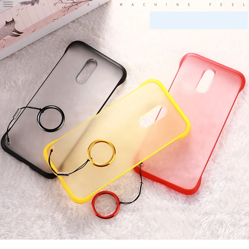 Frameless Transparent Matte Hard Phone Case For Oneplus 7 Pro Case For One Plus 7 Pro Back Cover With Ring Lanyard Frameless Transparent Matte Hard Phone Case For Oneplus 7 Pro Case For One Plus 7 Pro Back Cover With Ring Lanyard