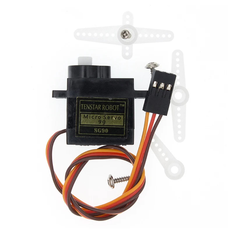SG90 Черный SG90 Pro 9g микро сервопривод для самолета самолет 6CH rc helcopter kds esky align вертолет sg90 - Цвет: SG90