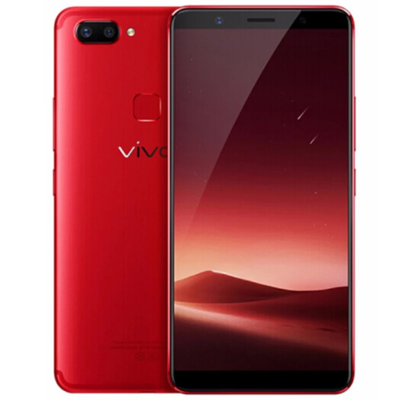 В, глобальная прошивка Vivo X20, Смартфон Snapdragon 660, 6,01 дюймов, 4 Гб ОЗУ, 64 Гб ПЗУ, 12,0 МП, отпечаток пальца, распознавание лица, мобильный телефон