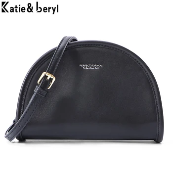 

Casual Solid Color Women's Bag Small Shoulder Messenger Bag Ladies Bag Brand Saddle Bag Fashion Women Handbags Zipper Purse NEW