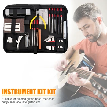 

Portable Cleaning Maintenance Guitar Kit String Replacement Musical Instrument Lightweight Portable Music Elements Tool