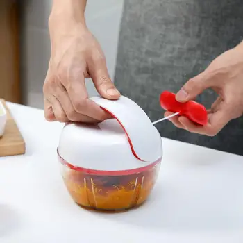 

Manual Meat Crusher Vegetable Fruit Chopper Cutter Processor Garlic Cutter Grinder Food Fruit Twist Shredder Kitchen Tools