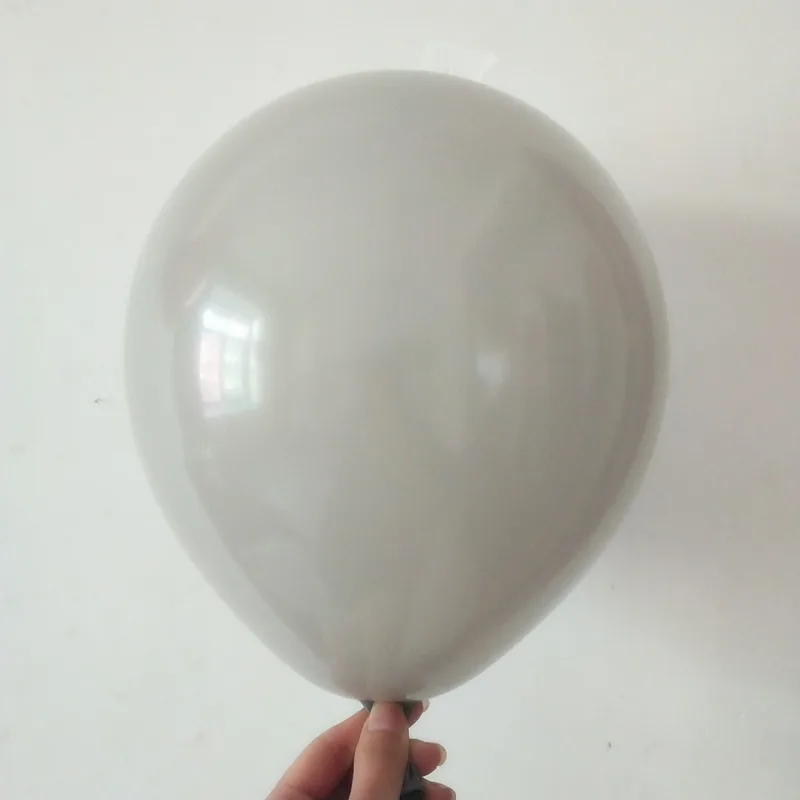30 шт. 5 ''10'' или 5 шт. 18 ''макарун розовый серый латексные шары Детские Свадебные украшения день рождения Дети пастельные Макарон Globos - Цвет: Gray