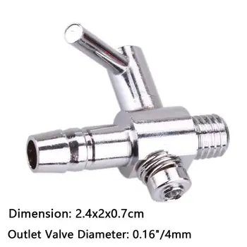 

10PCS Air Flow Distributor Lever Control Valve For Home Restaurant Aquarium Thread Stainless Steel Gas Regulating Valve