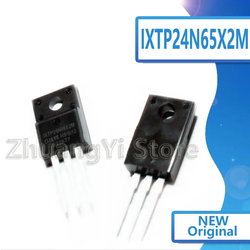 10pcs/lot IXTP24N65X2M New Spot TO-220F 650V 8.5A | Электроника
