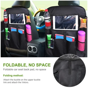 

New Arrival Convenient Car Seat Back Organizer Multi-Pocket Storage Bag Box Case Car storage bag Tablet Holder Storage Organizer