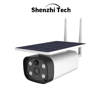 

Solar IP Camera 1080P WiFi Camera IP67 Waterproof PIR Motion Detection Alarm HD Night Vision P2P for Home Outdoor