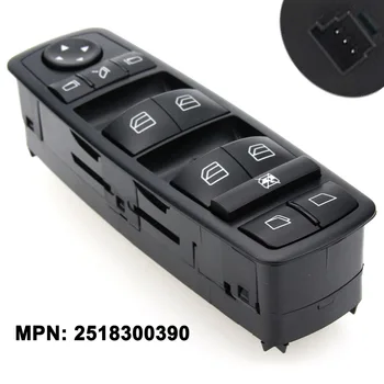 

JEAZEA Front Left Power Master Window Switch 2518300390 Fit for Mercedes Benz GL R Class GL320 GL350 GL450 R280 R300 R320