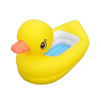 

Environmentally Friendly Pvc Inflatable Small Yellow Duck Tub Inflatable Duck Baby Tub Inflatable Tub
